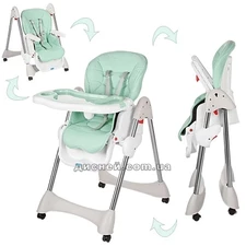 Стульчик M 3216-5-2 для кормления, мятный